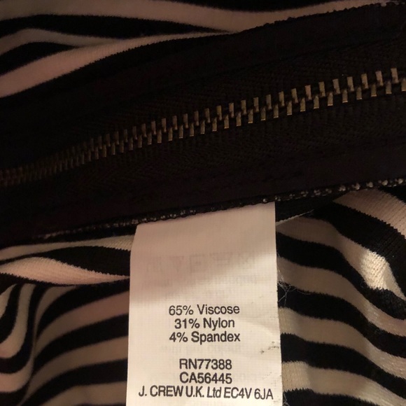 MADEWELL Swivel Ponte Striped Skirt Size 4 - Picture 8 of 8